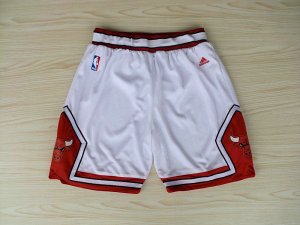 Maillot De Basket Chicago Bulls Tissus Sportif Fans Edition Blanc Short